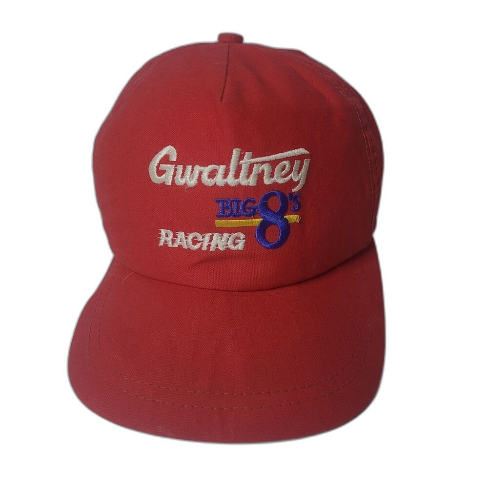 Vintage Gwaltney Meats racing Big 8 hat Made in USA